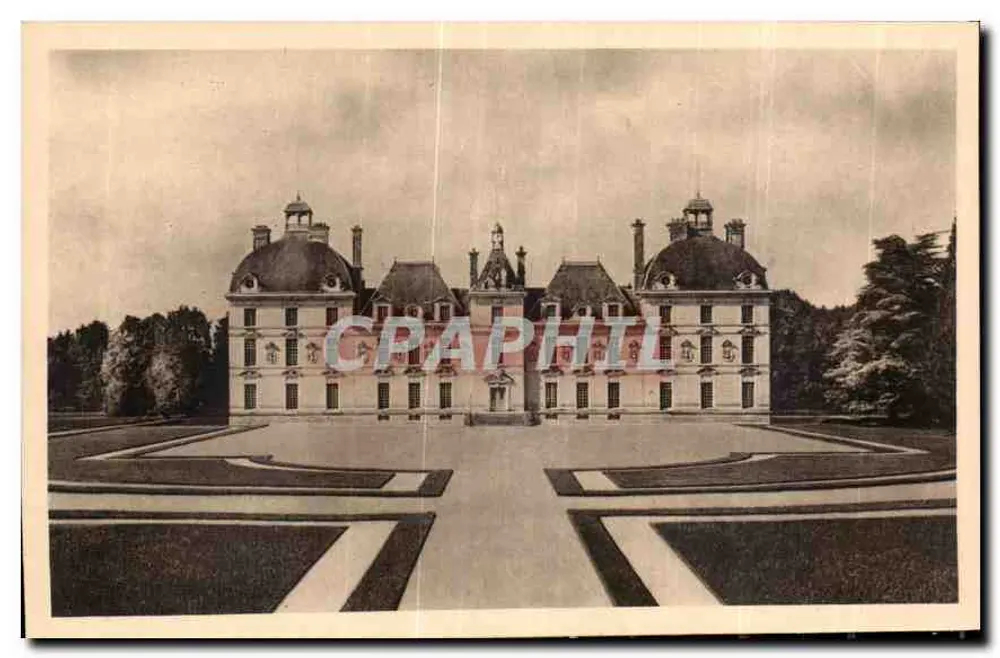 Castelo de Cheverny — Fachada Sul — Reprodução interieure — Cliché F. de Bertier - Frente