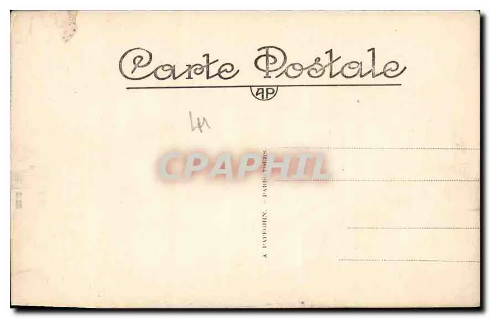 Chambord — O Castelo (fachada meridional) — A.P. - Verso