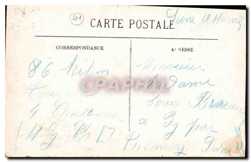 Ambérieu — O Castelo — LL — Graphiphil - Verso
