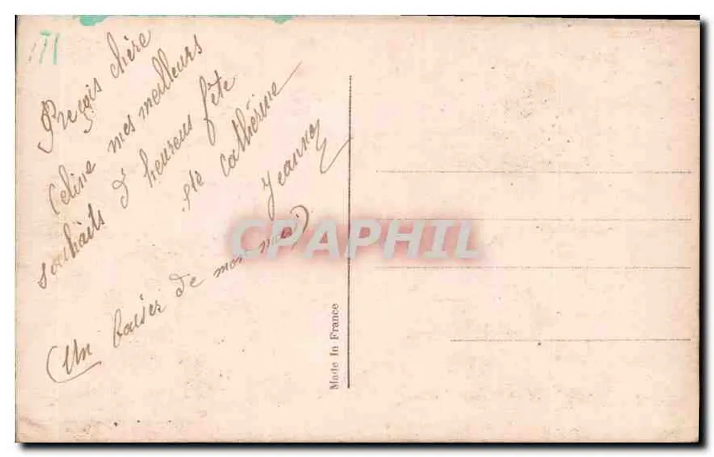 Jovem mulher com rosas — PC 2982 — edição PC - Verso