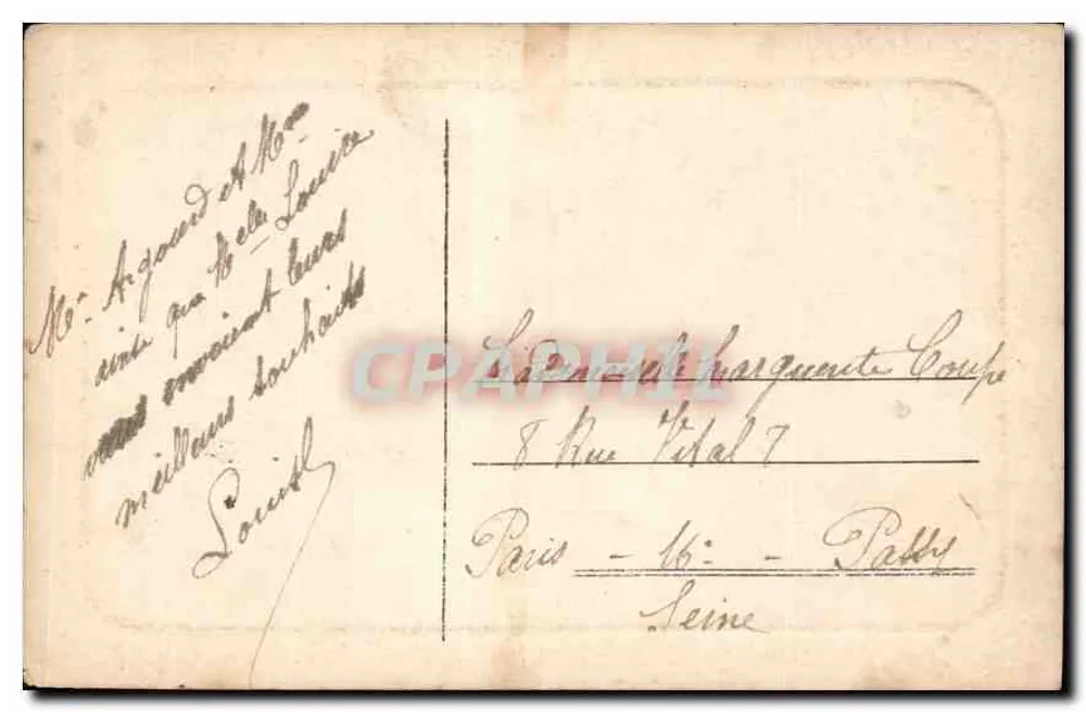 Mutter und Kind — Winterlandschaft — Verlag A.H.R. n°225 - Rückseite