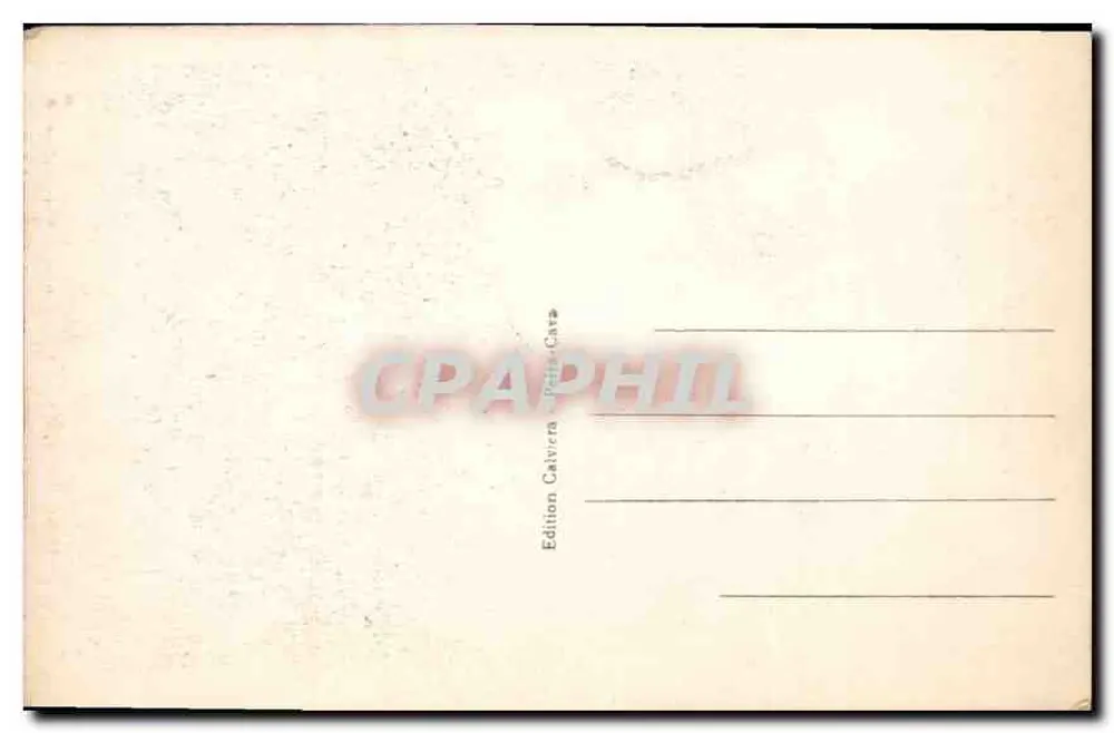 Peïra-Cava (A.M.) — Paisagem de inverno — Edição Calvèrn-Caté - Verso