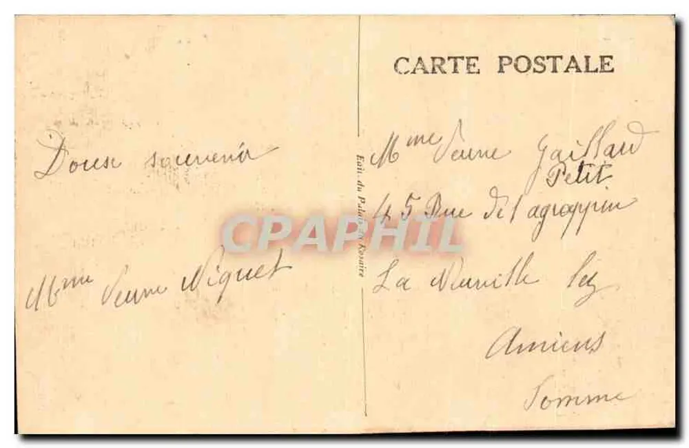 Lourdes — a Basílica — Editora: Les Pyrénées, n° 154 - Verso