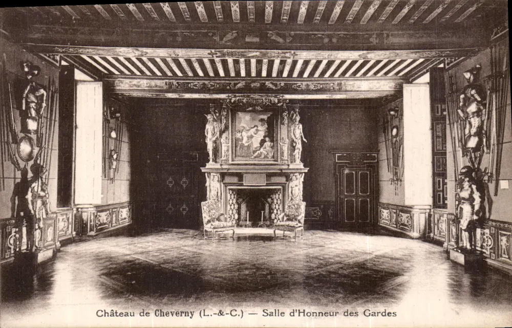 Schloss Cheverny (L.-&-C.) — Ehrenhalle der Wachen - Vorderseite