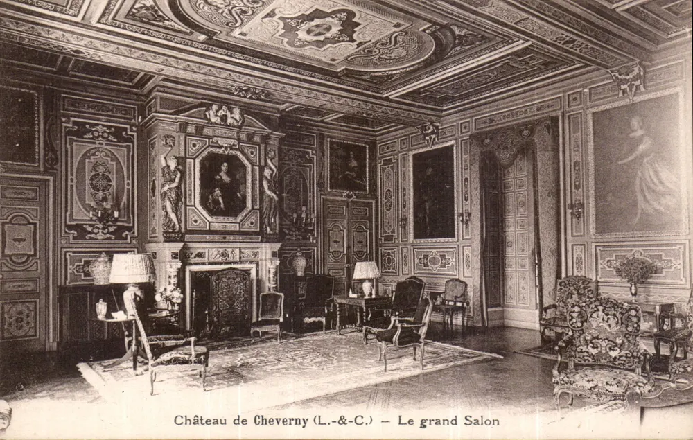 Château de Cheverny (L.-&-C.) — Le grand Salon - Recto