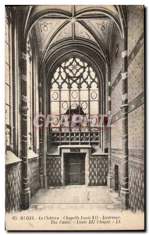 Blois - Le Château - Chapelle Louis XII - Intérieur - Recto