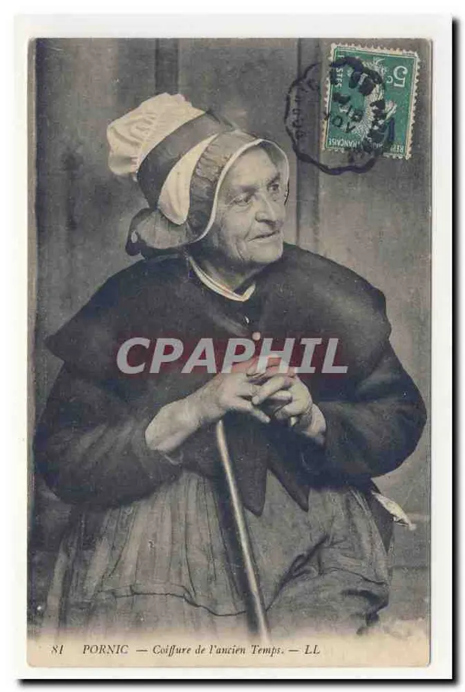 Pornic — Coiffure de l'Ancien Temps — LL - Recto