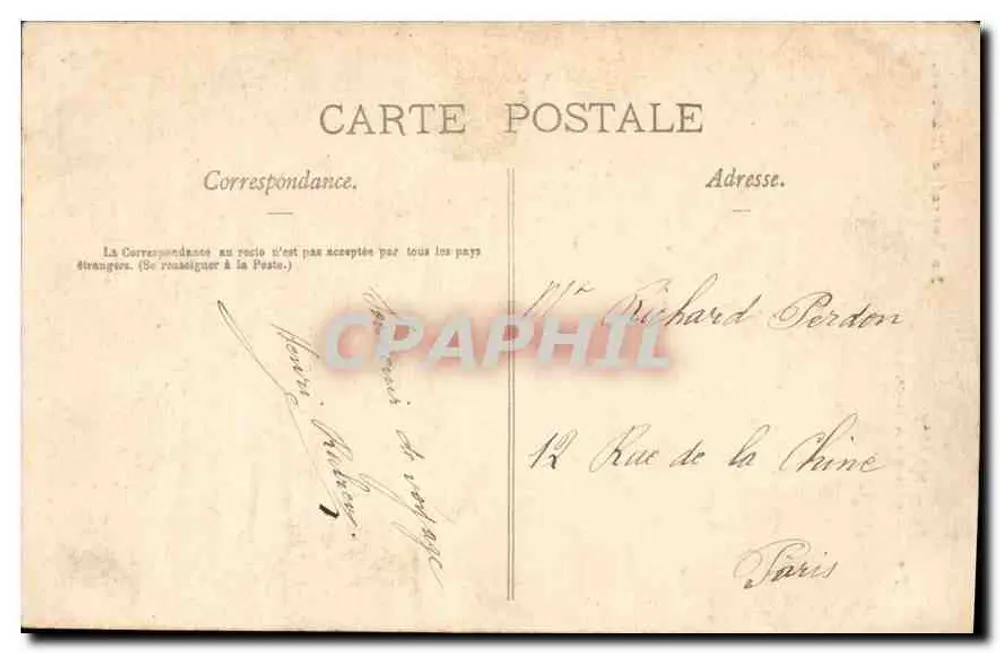 Nancy — Fontäne und Place d'Alliance — La Lorraine Illustrée, n°59 - Rückseite