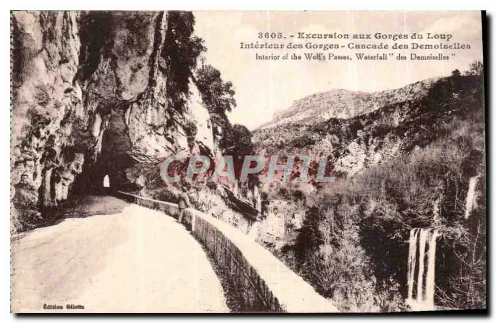 Gorges du Loup — Wasserfall der Demoiselles — Édition Gilettà - Vorderseite