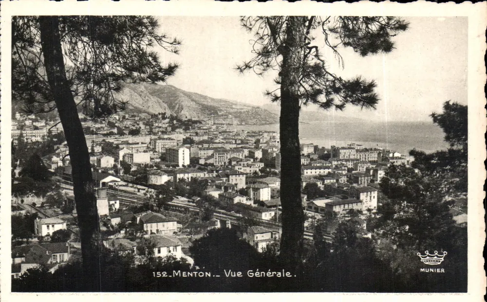 Menton — Vista Geral — Munier - Frente