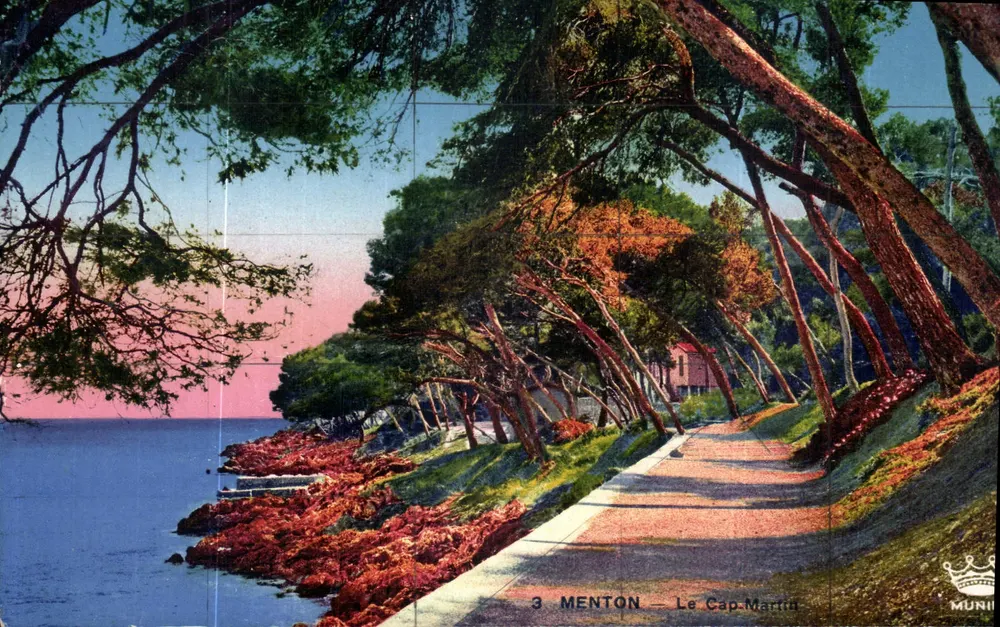 Menton — O Cap-Martin — Editor MUNIER - Frente