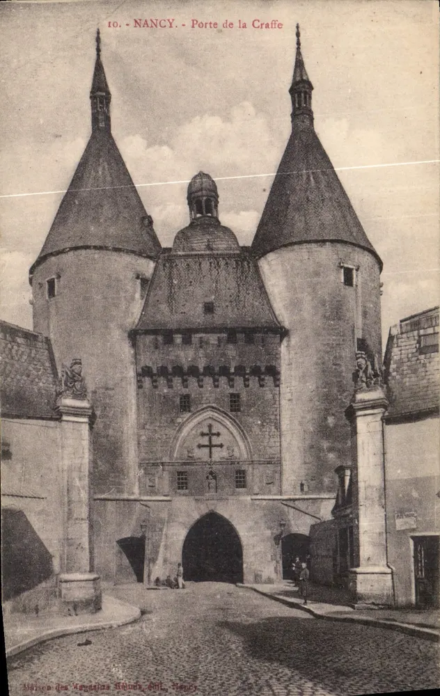 NANCY — Porte de la Craffe — Maison des Voyageurs, NANCY - Frente