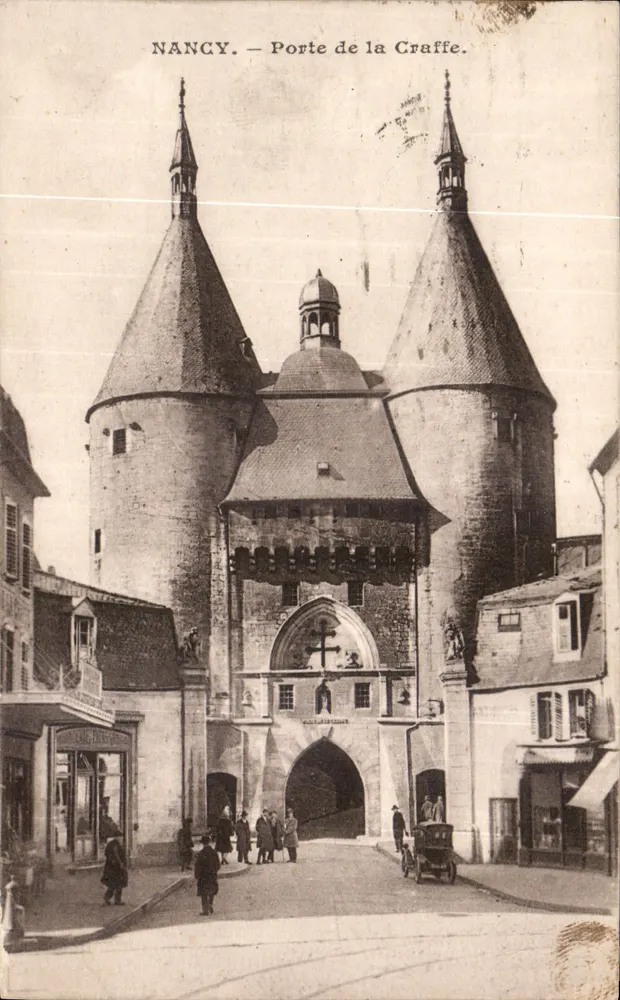 Nancy — Porte de la Craffe — Editor anônimo, número de série não visível - Frente