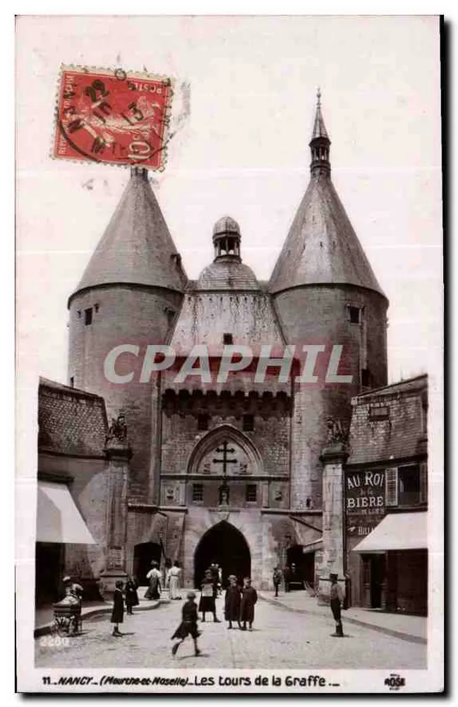 Nancy (Meurthe-et-Moselle) — As Torres da Graffe — editor Rose - Frente