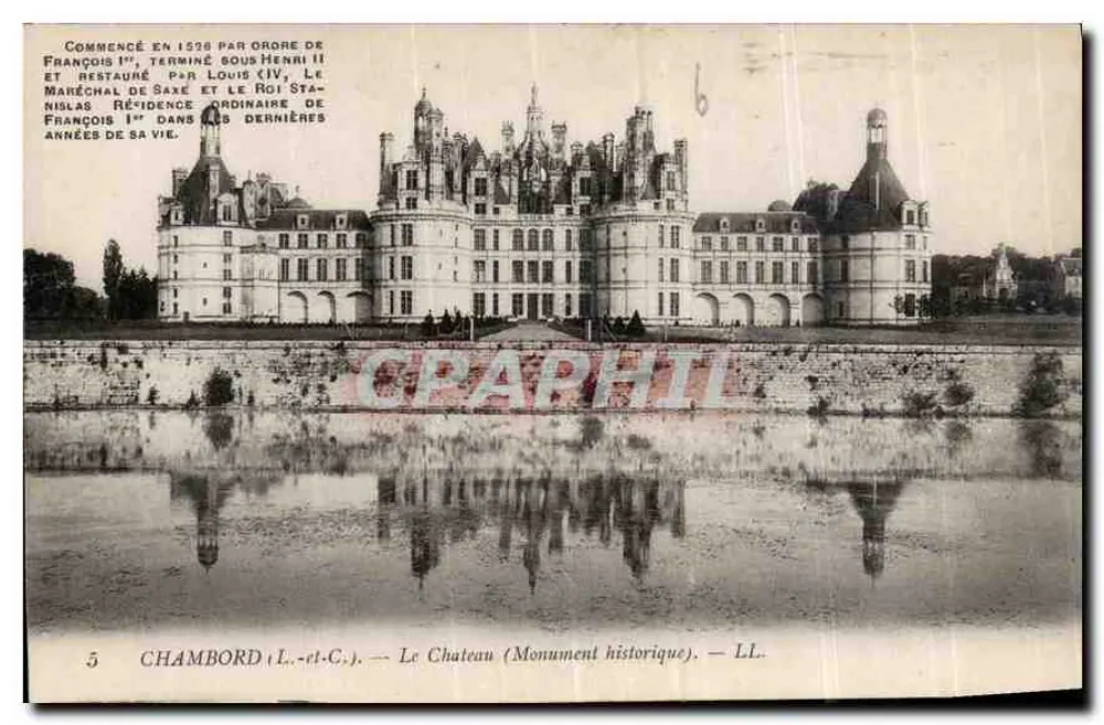Chambord (L.-et-C.) — Le Château (Monument historique) — LL. - Recto