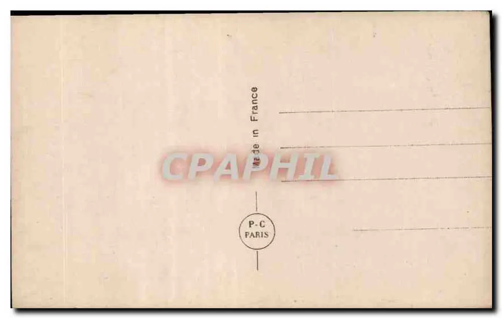 Casal em traje de tênis — P-C Paris 1753 - Verso