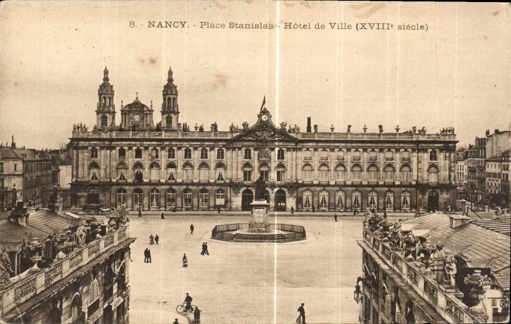 NANCY - Place Stanislas - Hôtel de Ville (XVIIIe siècle) - Recto
