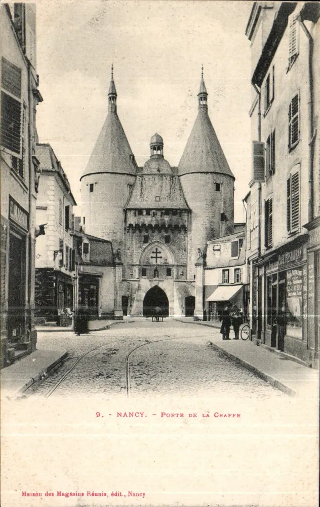 Nancy — Porta da Craffe — Casa dos Magasins Réunis, editor, Nancy - Frente