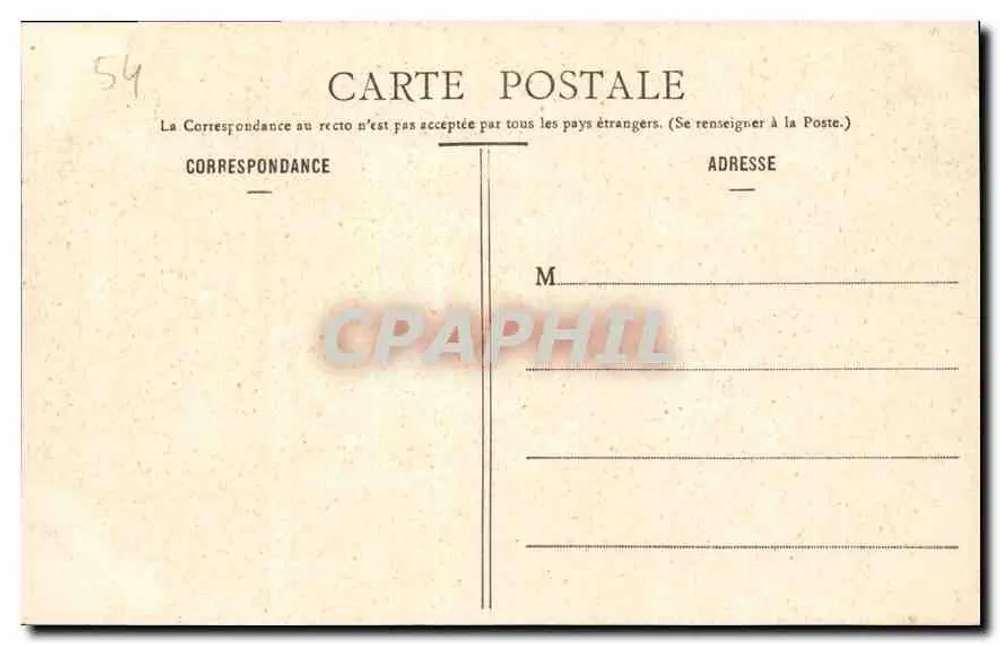 Nancy — Porta da Craffe — Casa dos Magasins Réunis, editor, Nancy - Verso