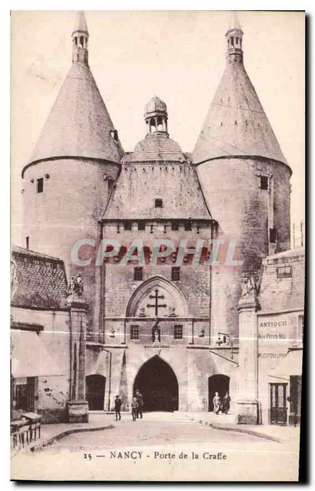NANCY — Porte de la Craffe — editora: Mme Péring Miss - Frente