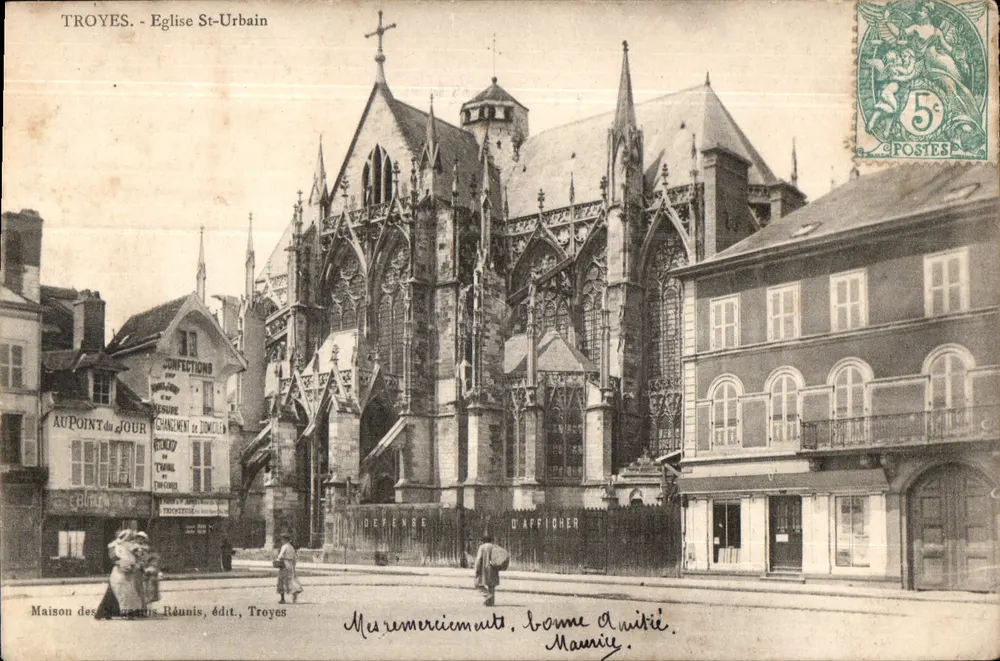 Troyes - Kerk van Sint Urbain — Huis van de Broeders Rénaus, uitgever, Troyes - Voorkant