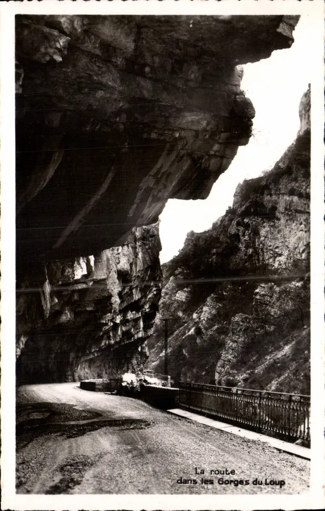 A estrada nas Gorges do Loup — L. Gilletta, n°5 - Frente