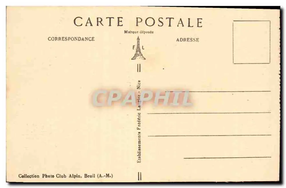 Passage Féérique des Gorges du Cians — Beuil (A.-M.) — F. L. - Verso