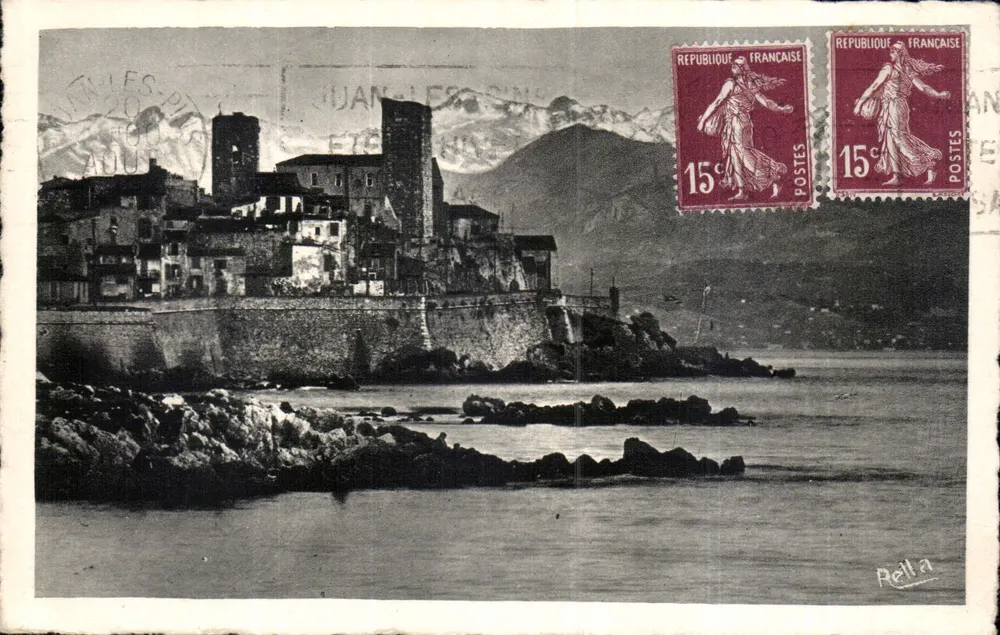 Antibes — Die Altstadt und die Alpen — Héloïse-Printemps, Nr. 366 - Vorderseite