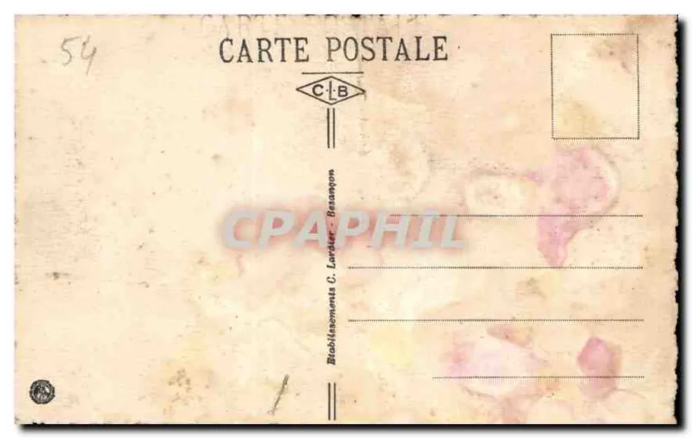 Nancy — Place Stanislas — Théâtre et Grand-Hôtel, éditeur C. Lardier, n°2 - Verso
