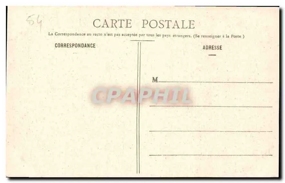 Nancy — Estátua de Joana d'Arc — Maison des Magasins Réunis, editora, Nancy - Verso