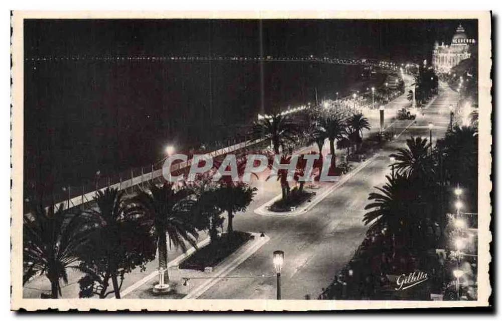 Nice — Féérie Nocturne — L. Gilletta - Recto