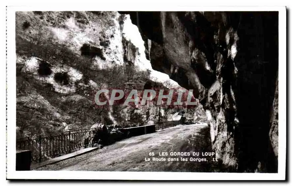 As Gorges do Lobo — A Estrada nas Gorges — Edições Les Belles Éditions Françaises, Nice - Frente