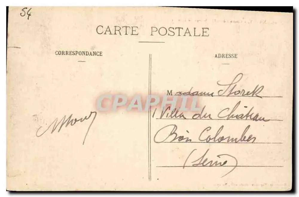 NANCY - Cours Léopold - Estátua de Dronot — Maison des Magasins Réunis, Nancy - Verso