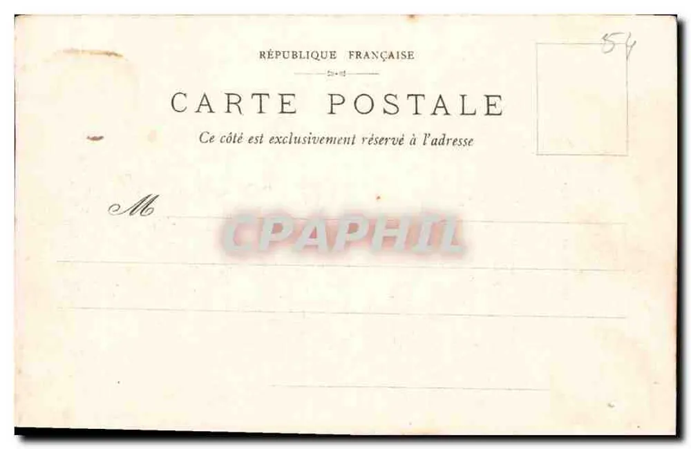 Nancy — Estátua do Geral Drouot — Humblot & Simon, Nancy, n°65 - Verso