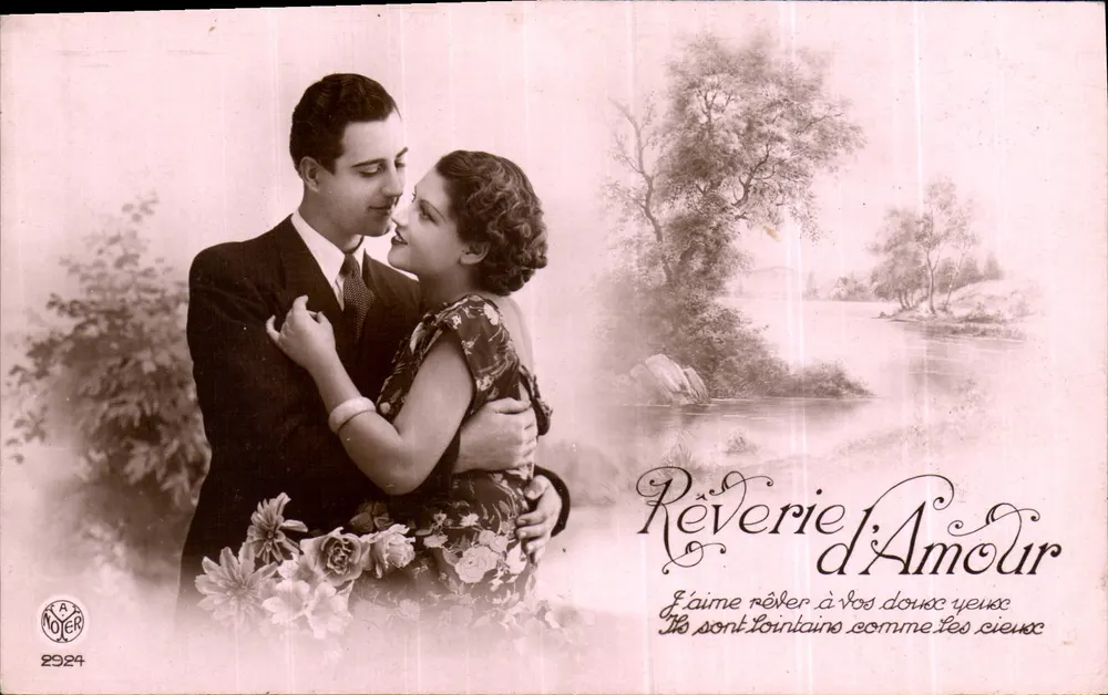 Rêverie d'Amour — Éditeur Max Moëger, n° 2924 - Recto