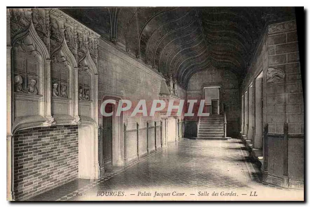 Bourges — Palais Jacques Cœur — Salle des Gardes — LL - Recto