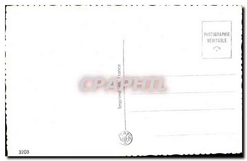 Cœur à Cœur — jeune couple souriant — éditeur Vojek, n° 3208 - Verso