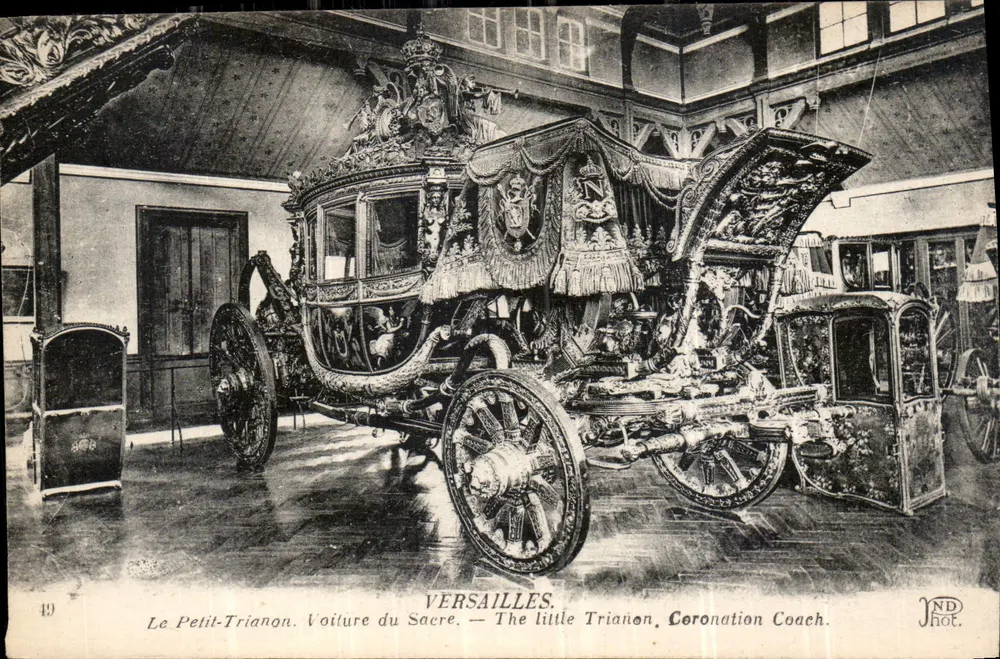 Versailles — Le Petit-Trianon. Voiture du Sacre — JND Phot. n°49 - Recto