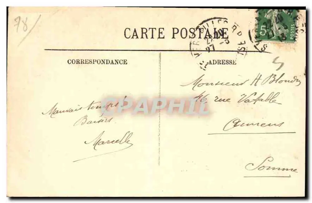 Versailles — Bassin de Neptune — Dragão — LL. — n°405 - Verso