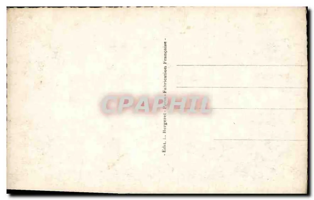 Casal nevado — Boa Ano — L. Bergeret, n° 4040 - Verso