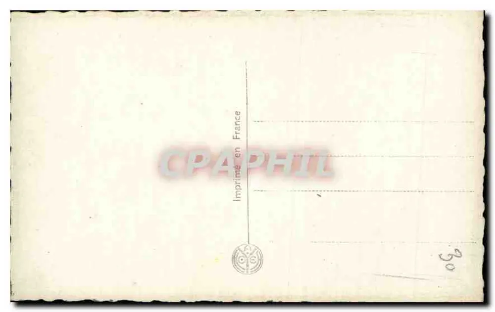 Casal amoroso — rosas e pássaros — editor A. Noïer, n° 3105 - Verso