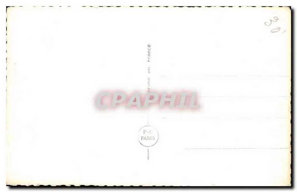 Jovem mulher sorridente — com buquê de rosas — P-C PARIS n°6396 - Verso