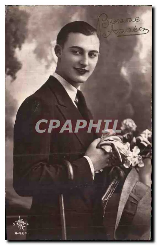 Retrato de um jovem — S. COL, n° 4460 — editor S. COL - Frente