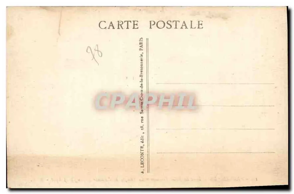 Versailles - Parc du Petit Trianon - Le Temple de l'Amour - A.L. - Verso
