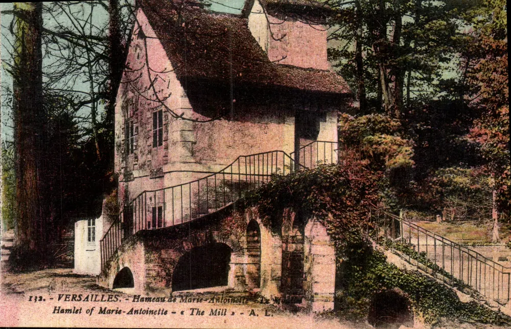 Versailles — Hameau de Marie-Antoinette — Le Moulin — A. Léconte, n°133 - Recto