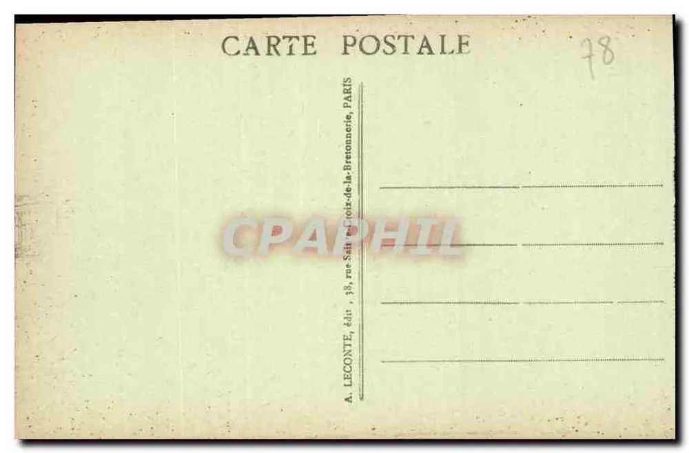 Versailles - Der Park - Bassin des Drachen an einem Tag der Großen Wasser - A. L. - Rückseite