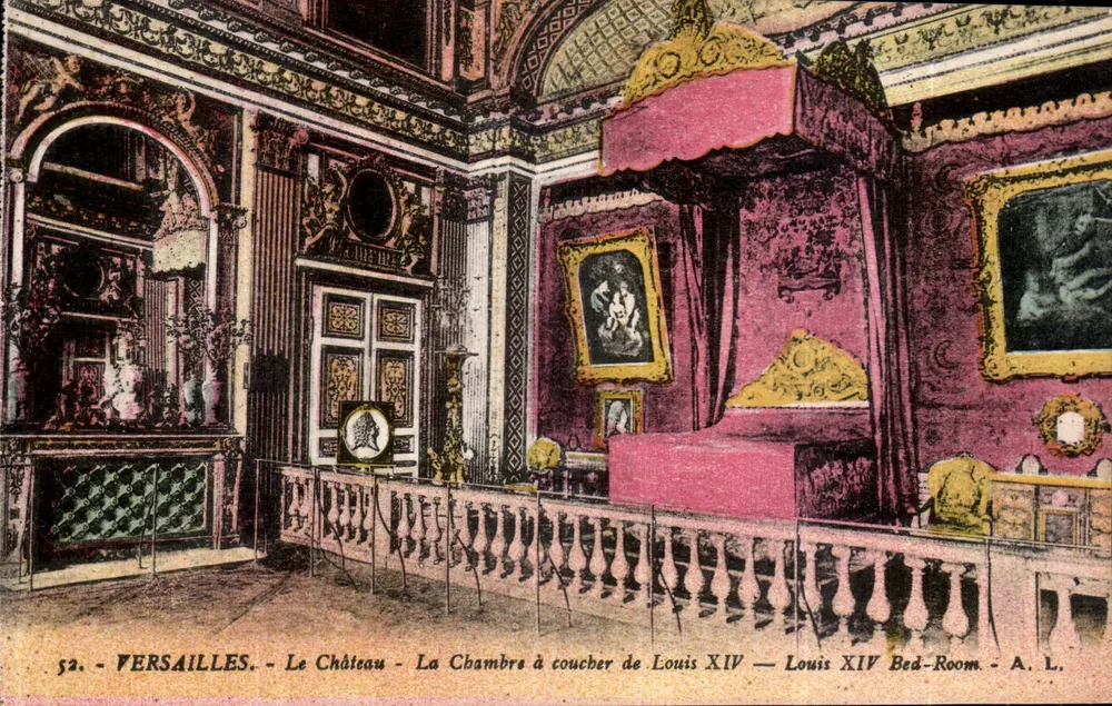 Versailles — Le Château — La Chambre à coucher de Louis XIV — A. L. - Vorderseite