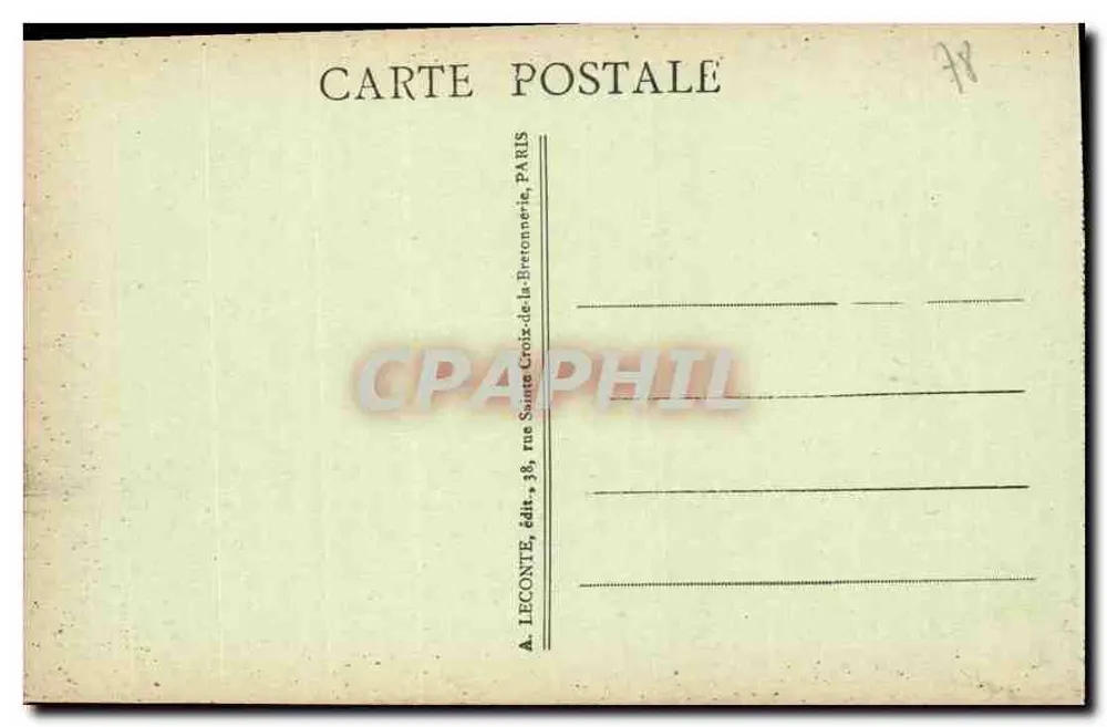Versailles - Der Park - Der Bassin de Neptune und die Grandes Eaux - A. L. - Rückseite