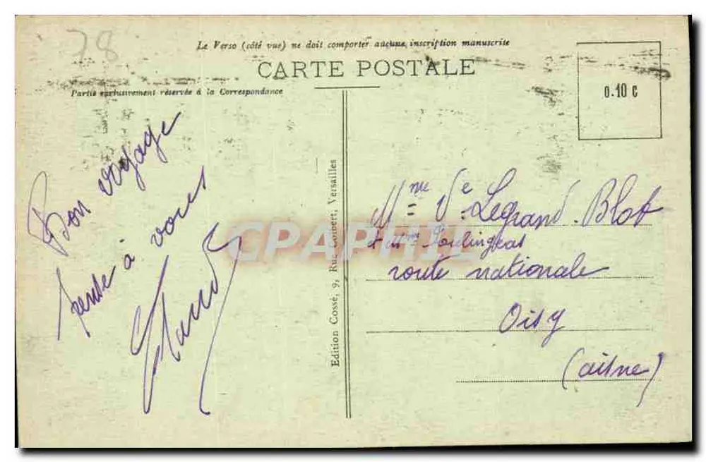 Versailles - Park - Basen Latony - Grandes Eaux — Wydawnictwo Cosset, nr 74 - Rewers