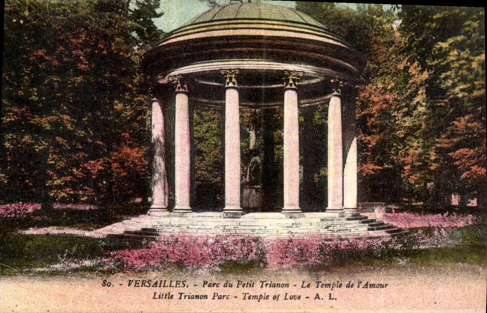 Versailles - Parc du Petit Trianon - Le Temple de l'Amour - A. L. - Recto